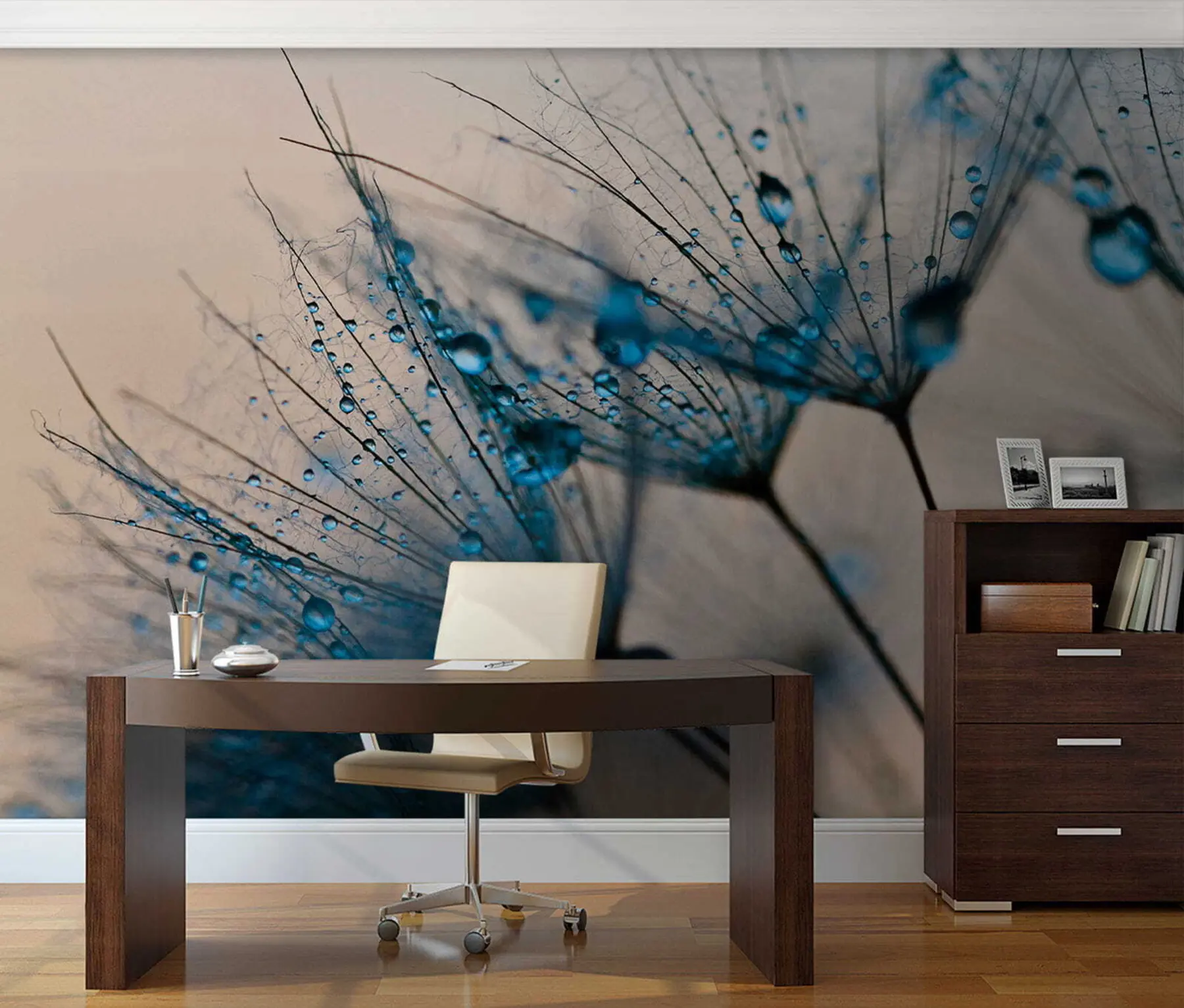 wall murals Маслачак са капи воде u57557