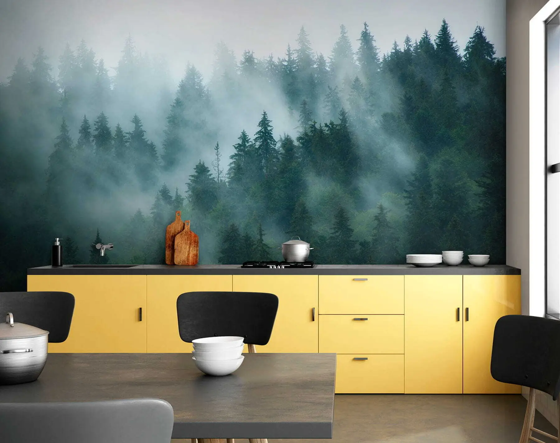 wall murals Магловита шума u57914