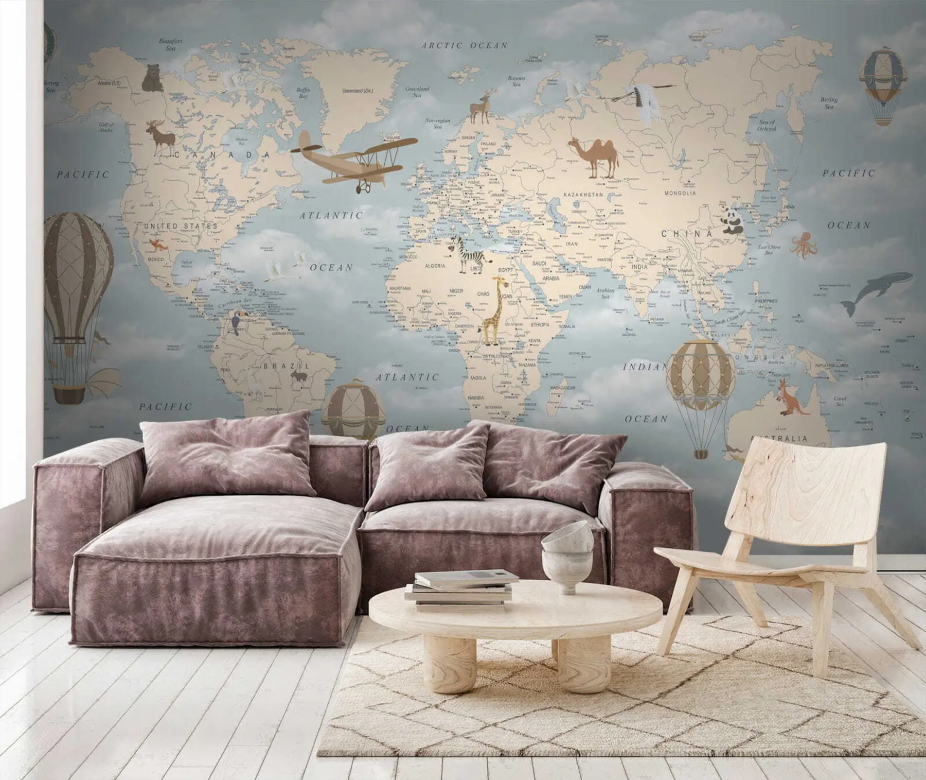 wall murals Свет, карта и атлас u60135