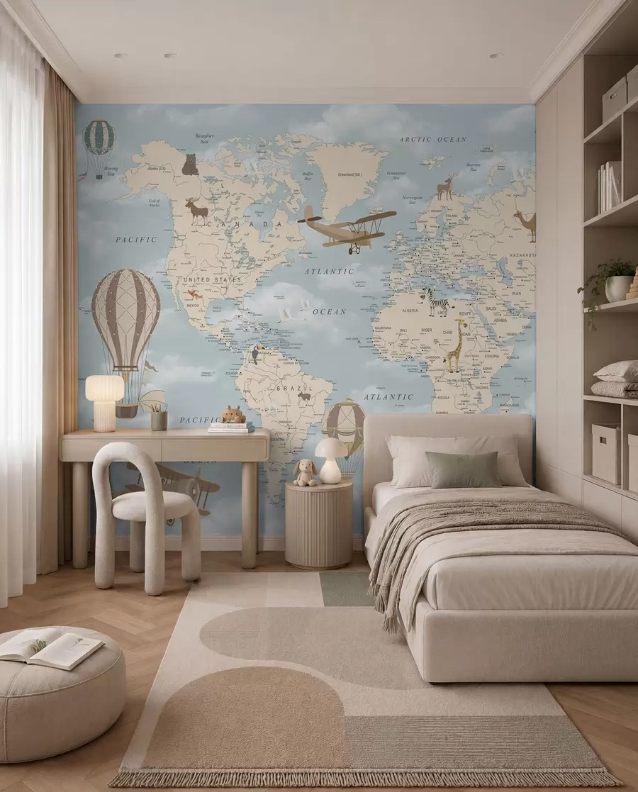 wall murals Let oko sveta u60135