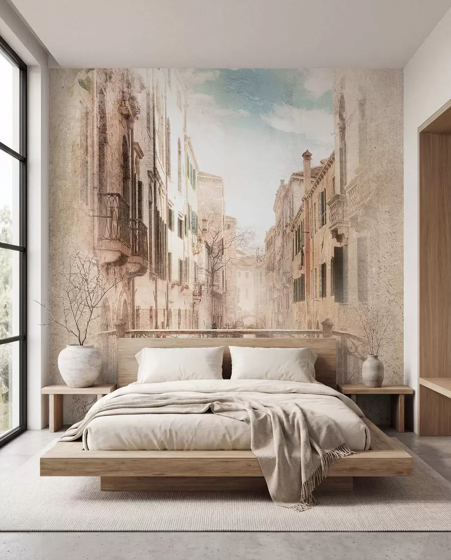 wall murals Облак, зграда и биљка u60320