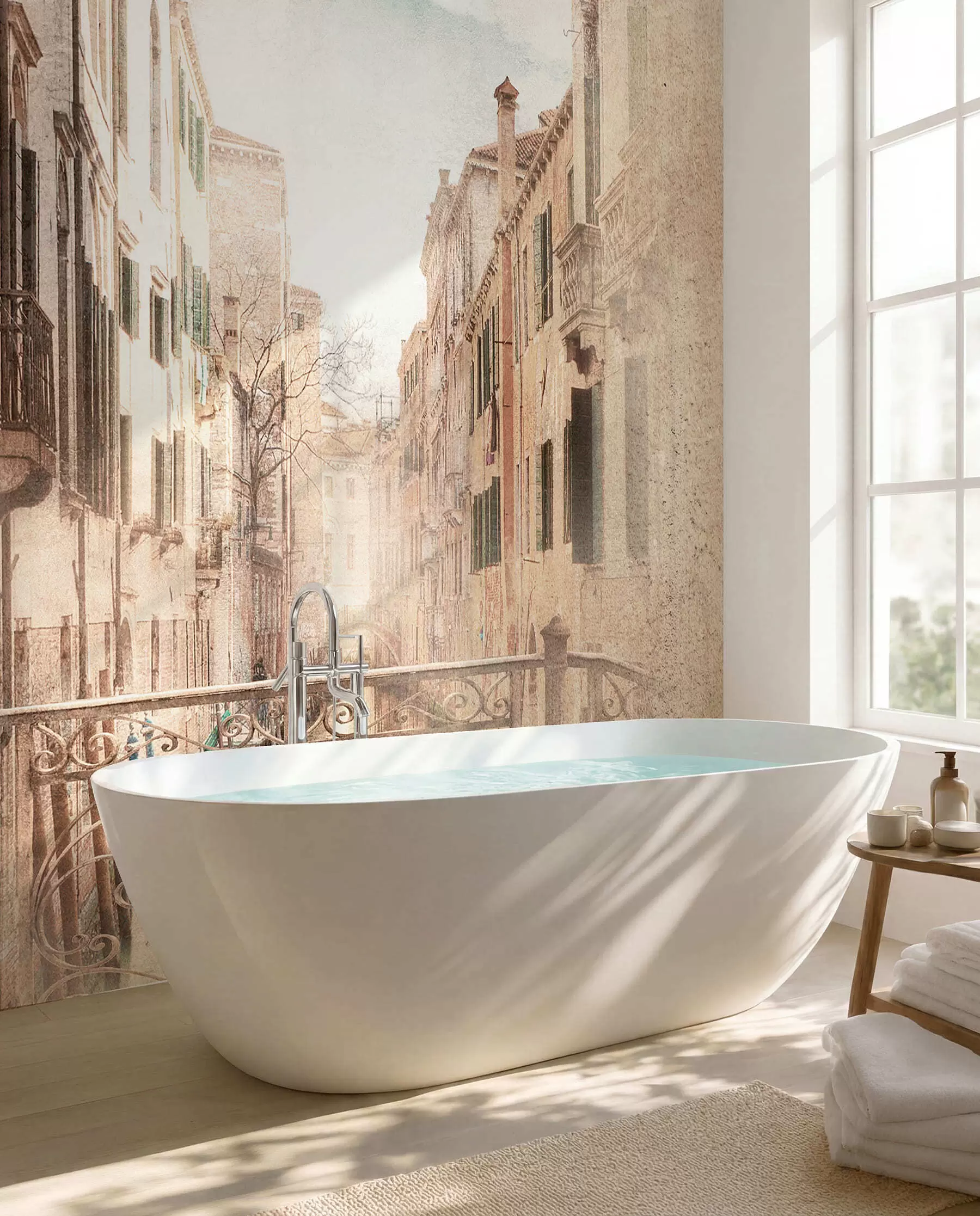 wall murals Облак, зграда и биљка u60320