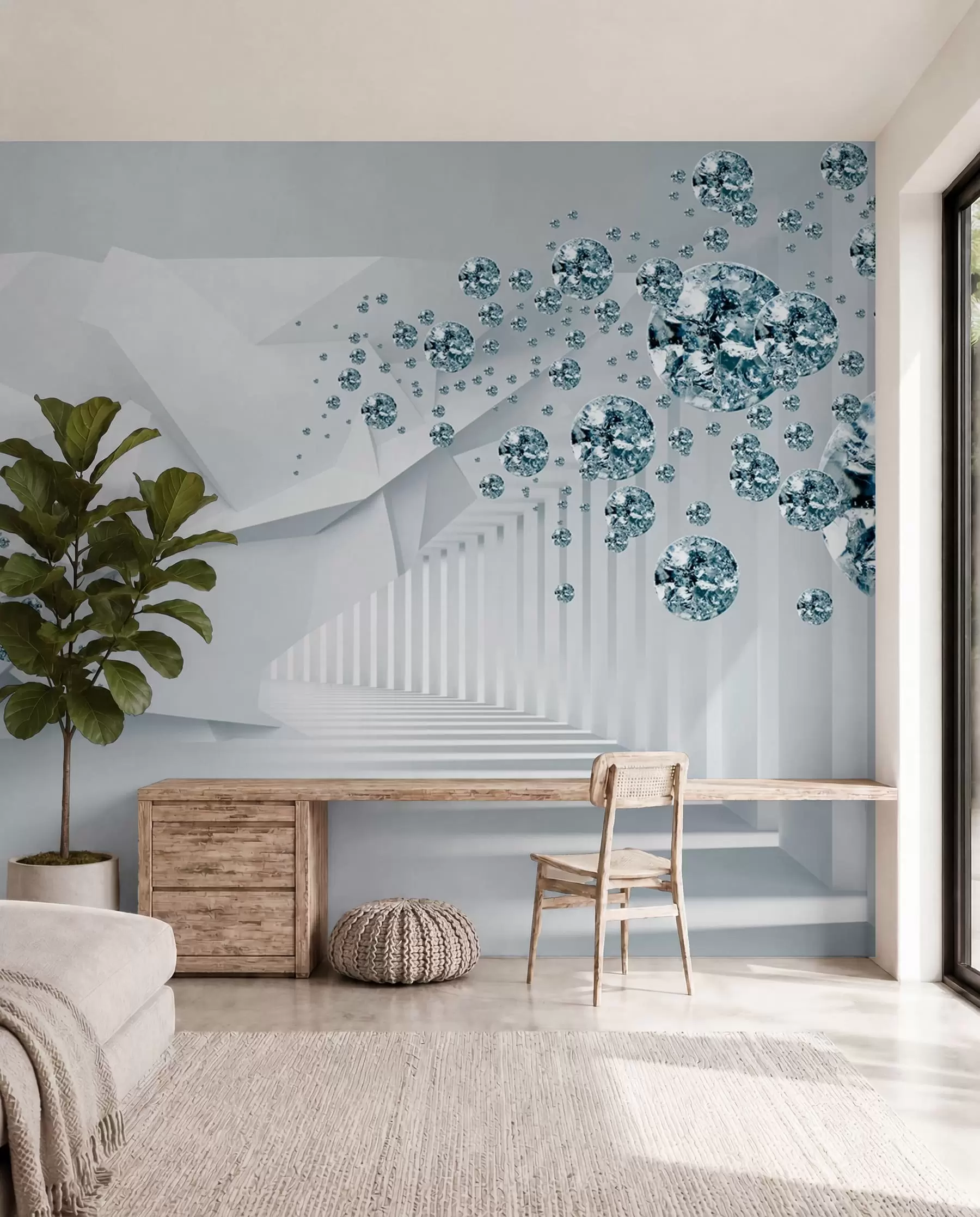 wall murals Нагиб, фонт и уметност u60340