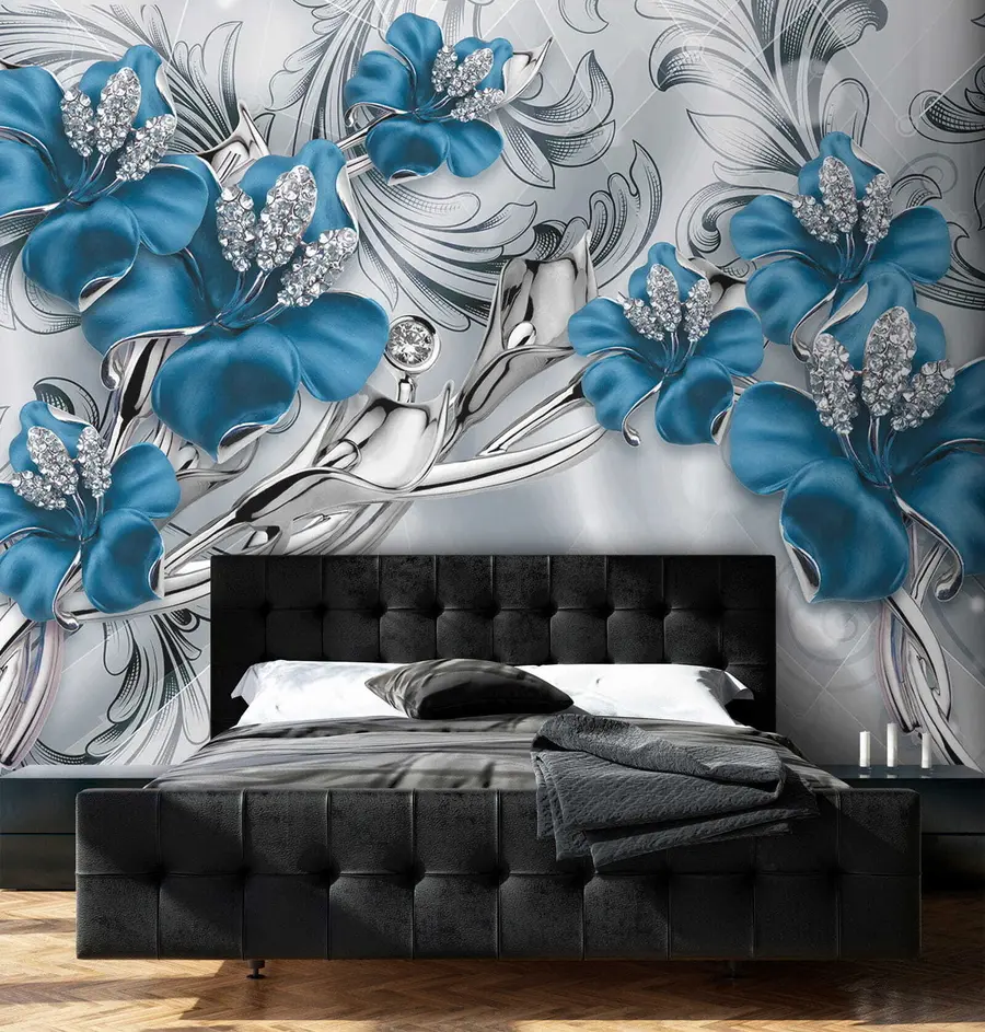 wall murals Азурно цвеће u60405