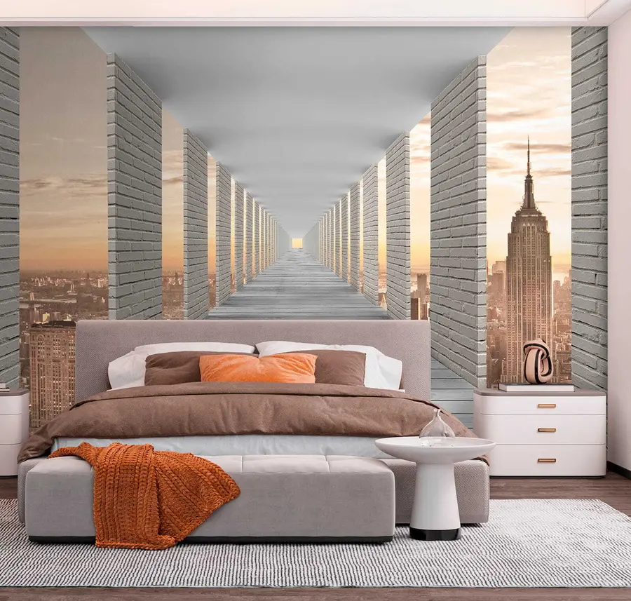 wall murals Тунел са погледом на Њујорк u59788