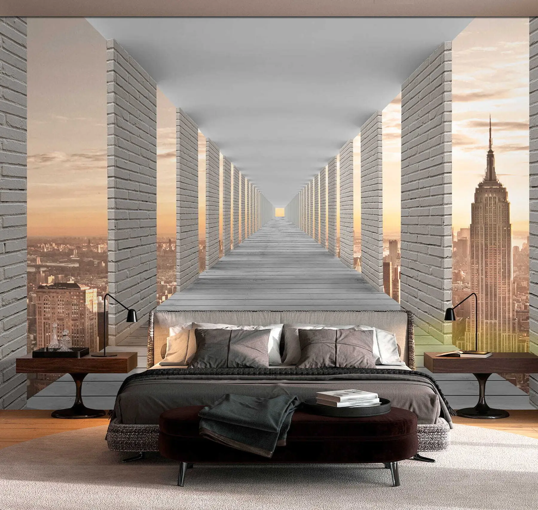 wall murals Тунел са погледом на Њујорк u59788