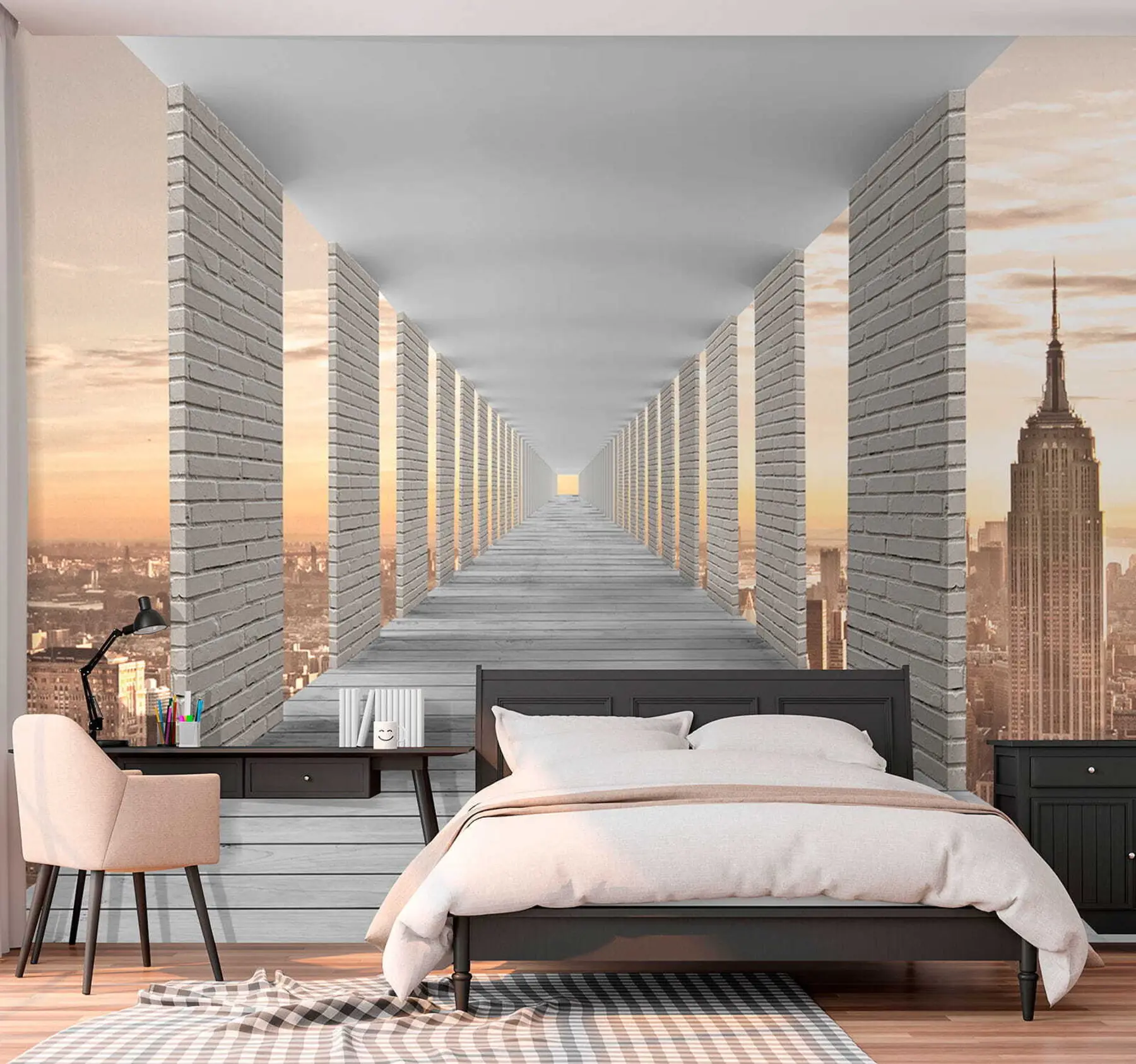wall murals Тунел са погледом на Њујорк u59788