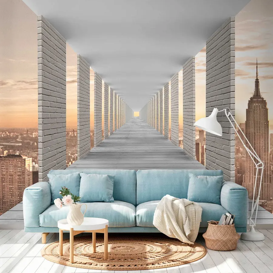 wall murals Тунел са погледом на Њујорк u59788