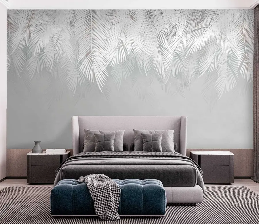wall murals Вода, биљка и гранчица u60201