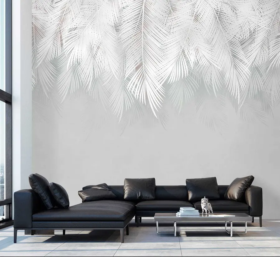 wall murals Вода, биљка и гранчица u60201