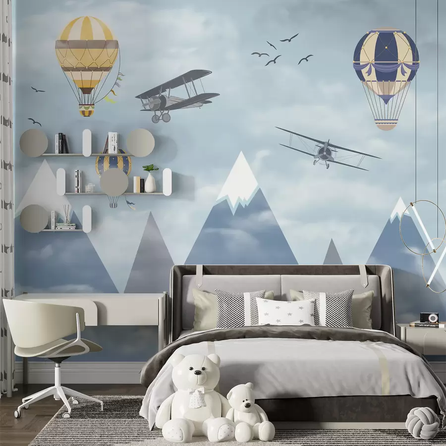 wall murals Планине и балони u60492