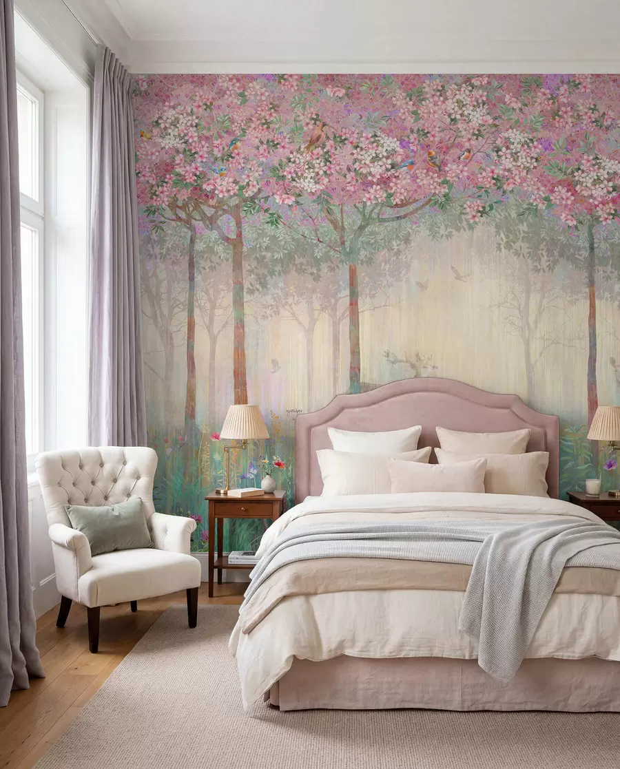 wall murals Јелен у чаробној шуми u62100