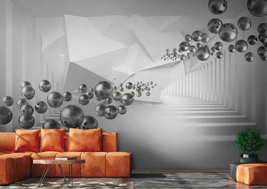 wall murals у сивој боји u63734
