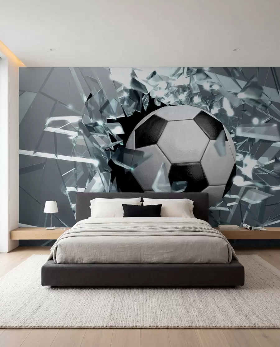 wall murals Фудбал, фудбал и лопта u64581