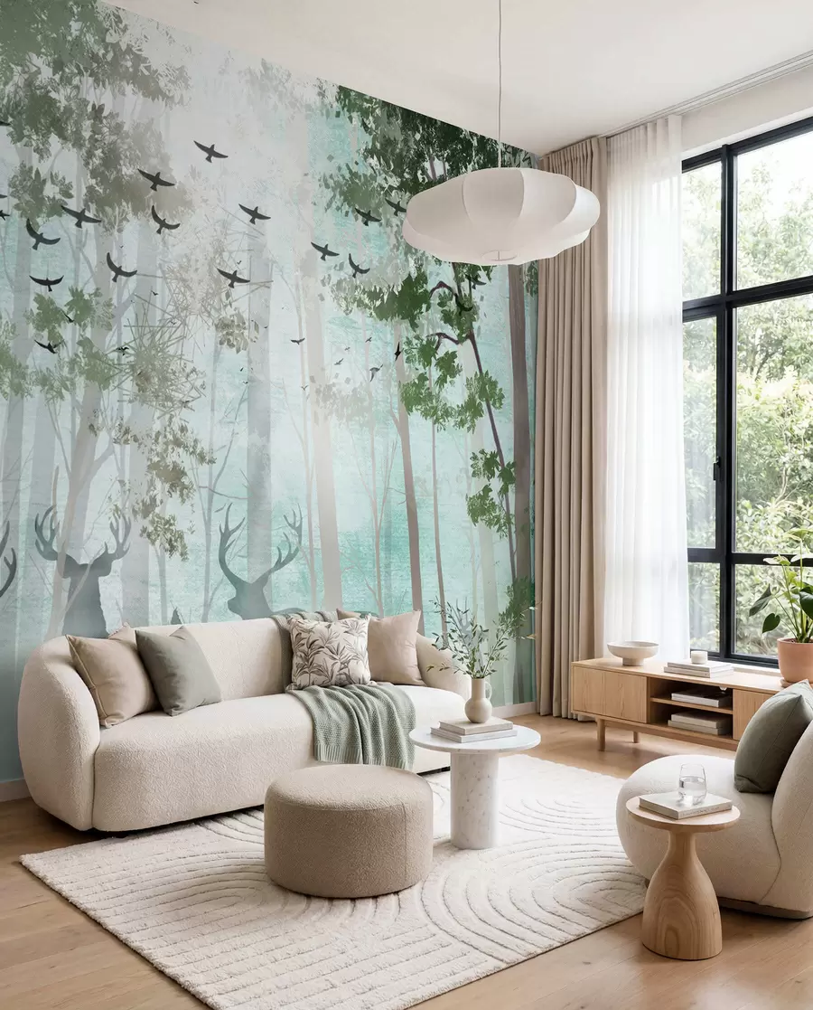 wall murals Јелен у шуми u66152