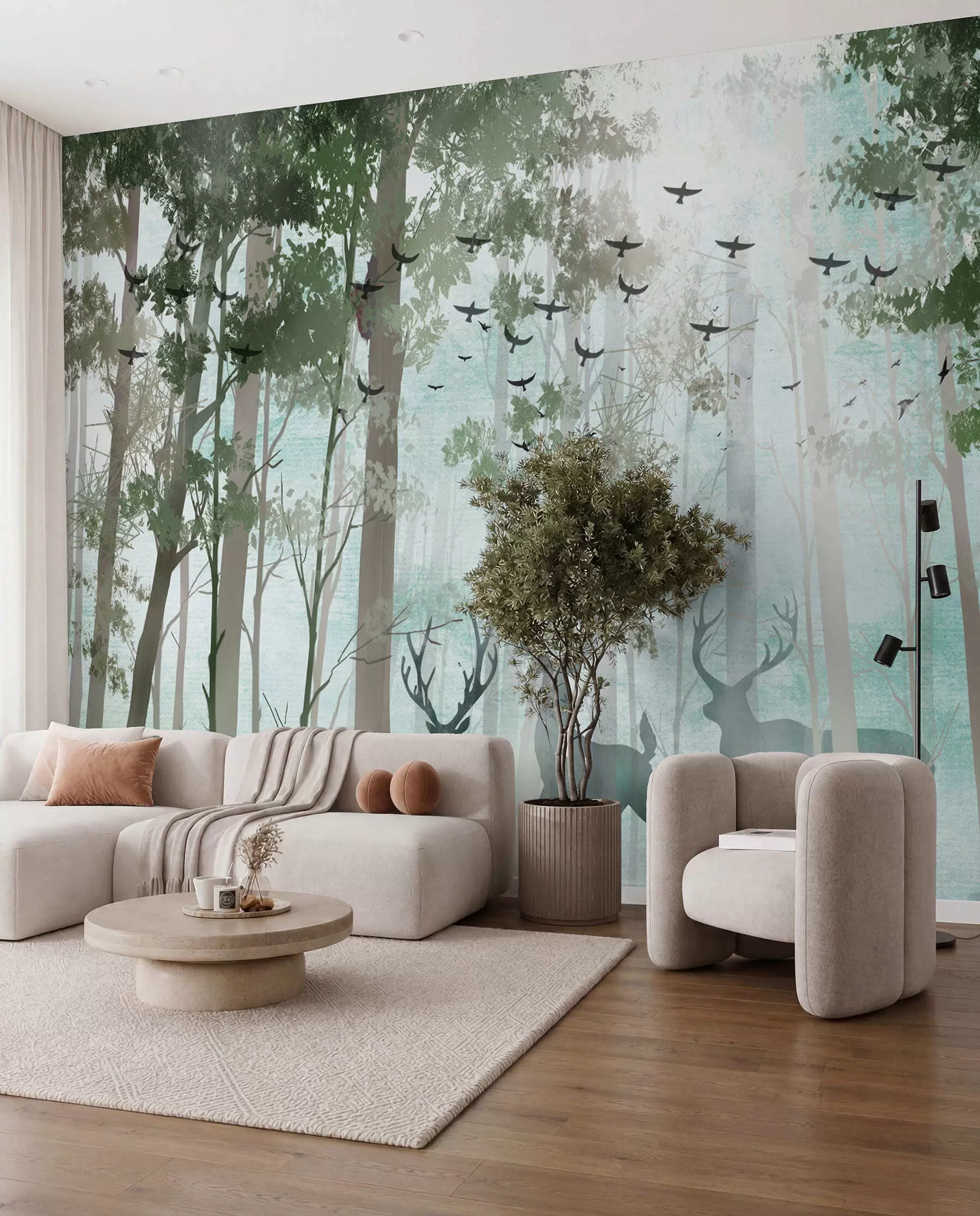 wall murals Јелен у шуми u66152