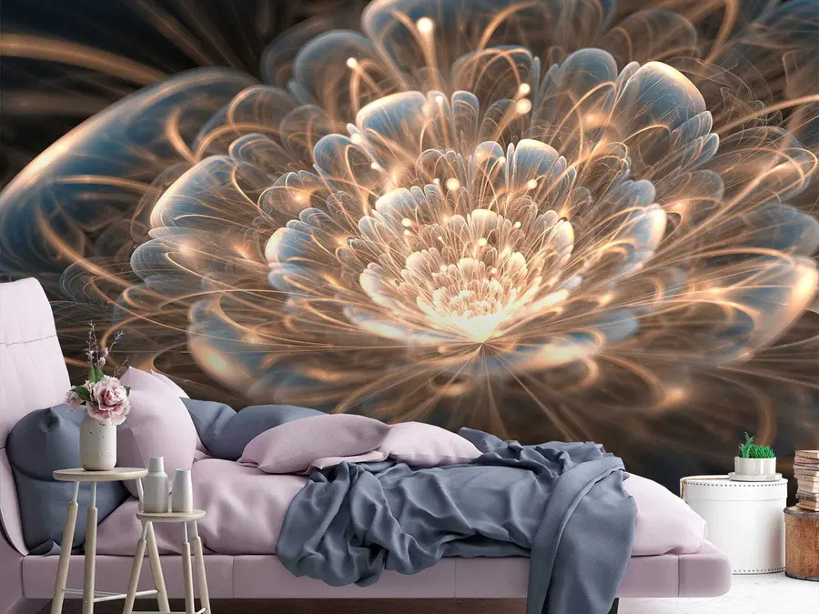 wall murals Цртеж са светлом на тамној позадини u59705
