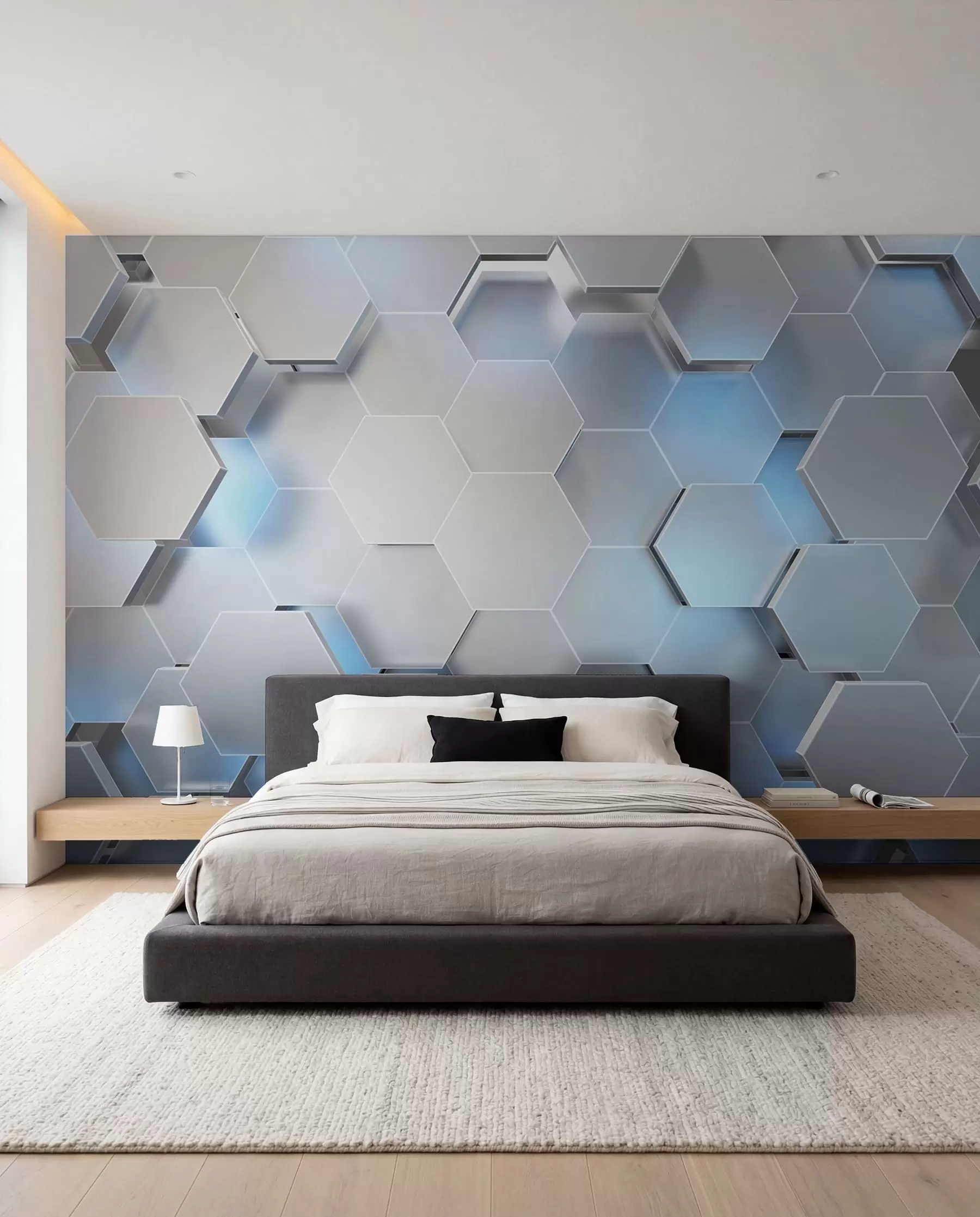 wall murals Азур, плави и правоугаоник u59733