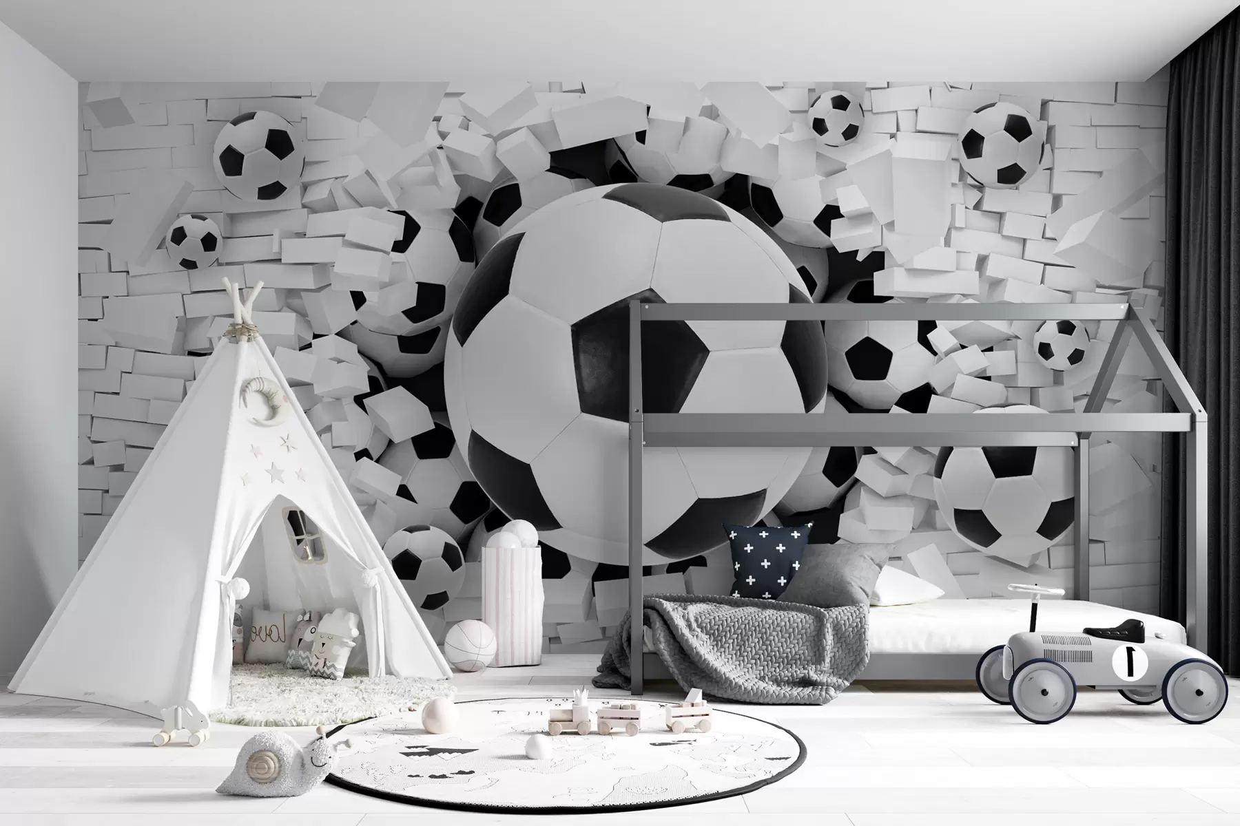 wall murals Фотографија, фудбал и фудбал u70633