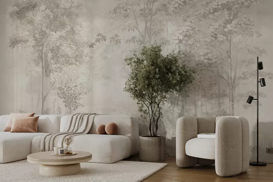 wall murals Шармантна шума u78448