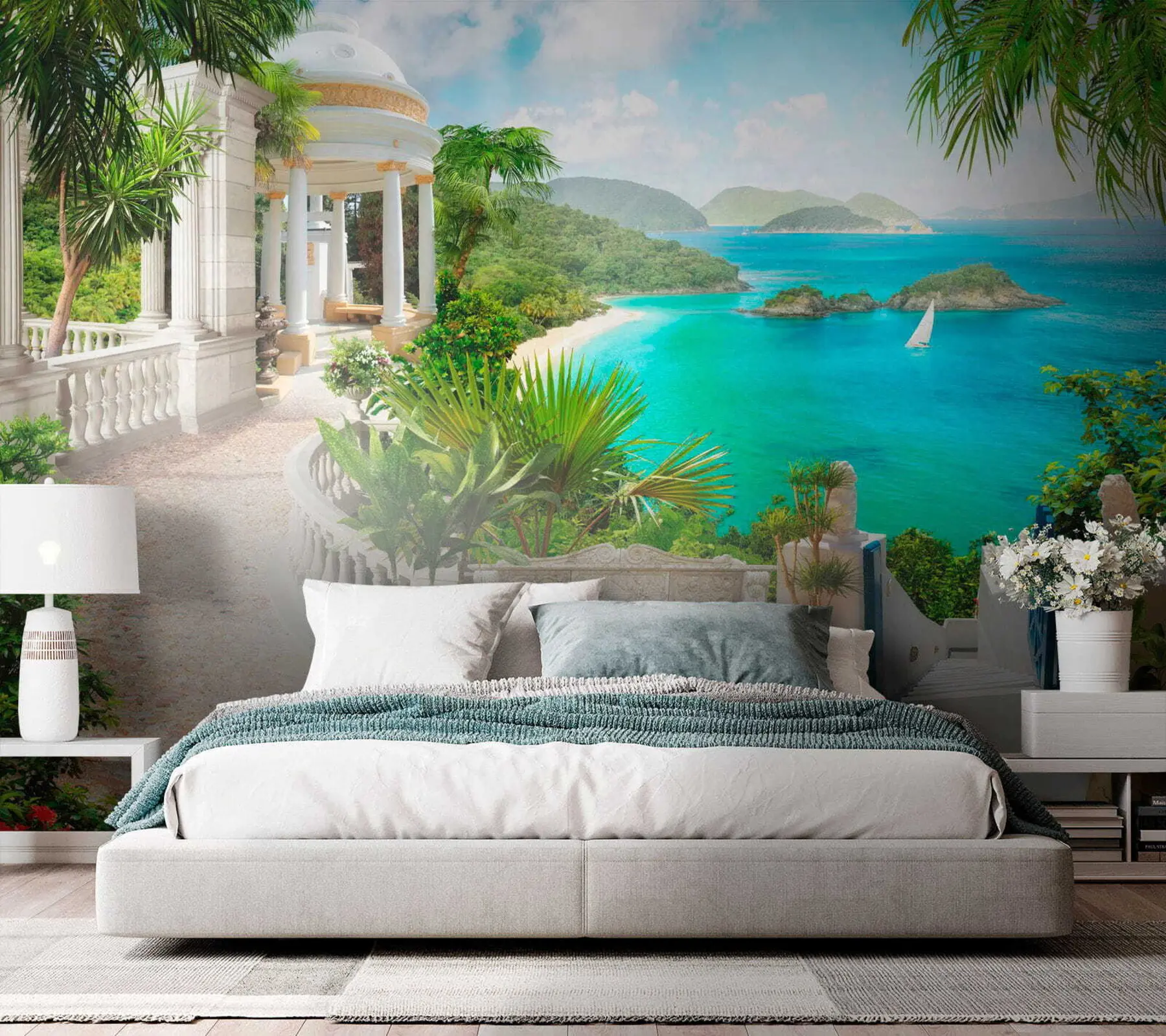 wall murals Одмарајте се на обали u79434