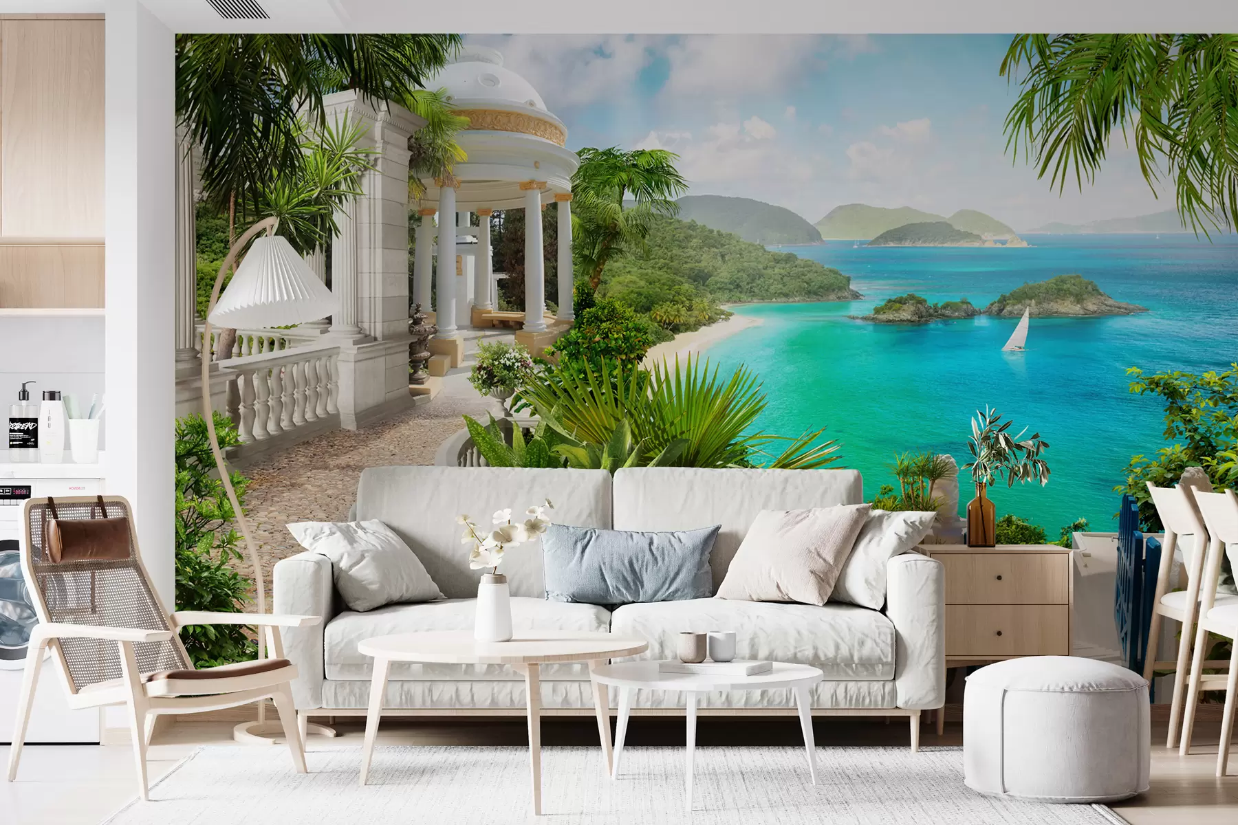 wall murals Одмарајте се на обали u79434