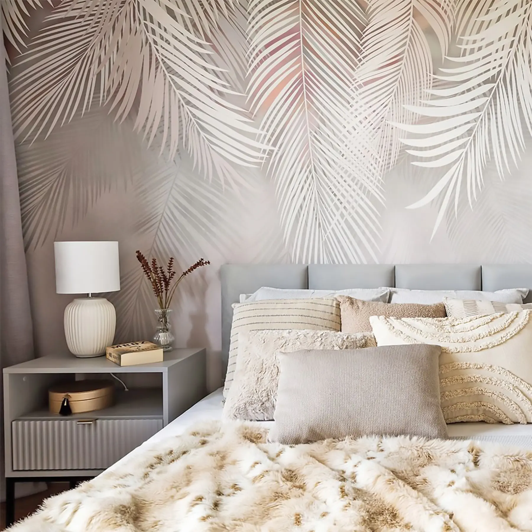 wall murals Сива палми u48556