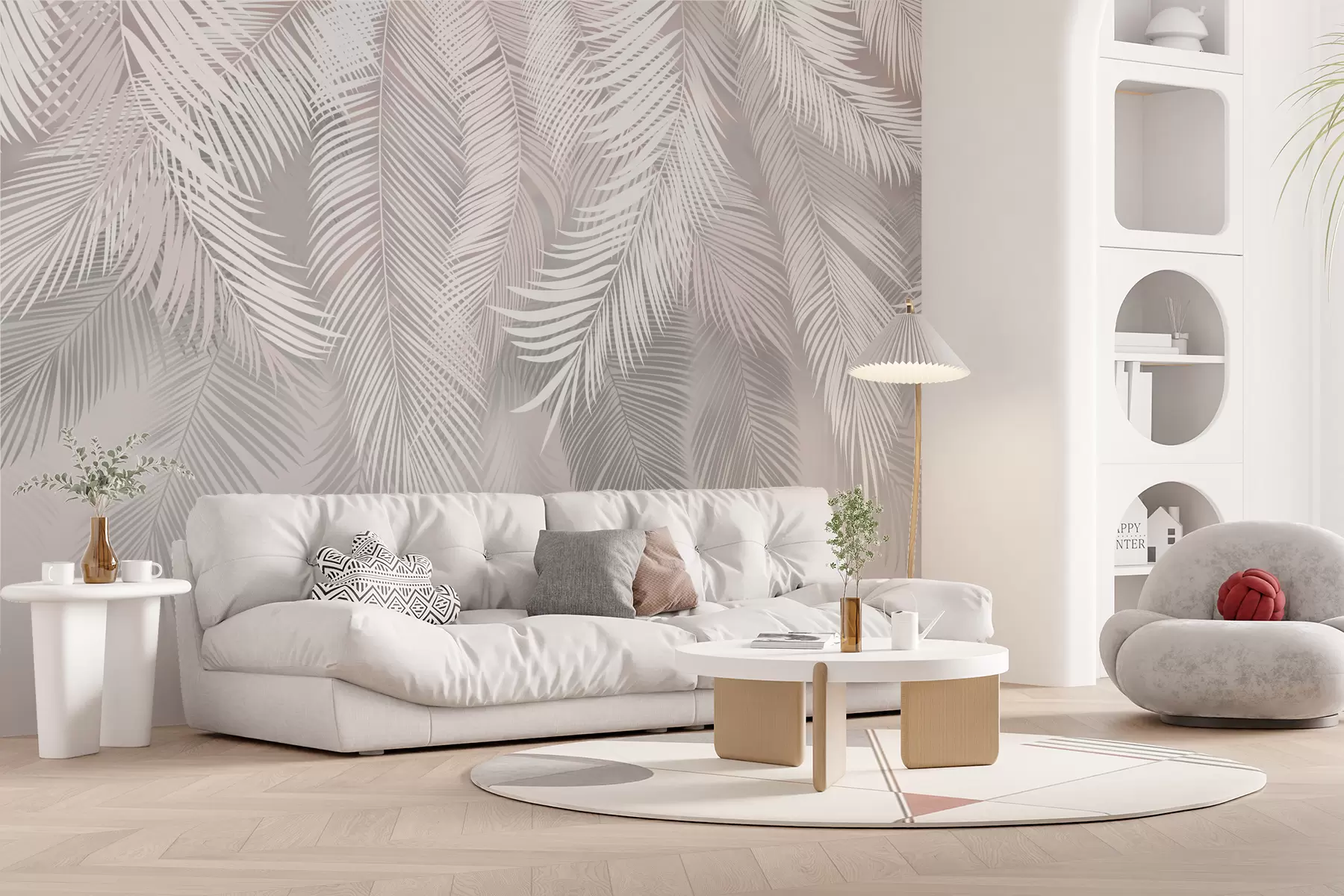 wall murals Сива палми u48556