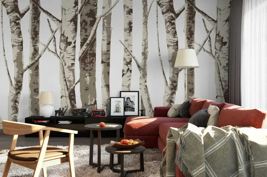 wall murals Биљке, гранчице и природни пејзаж u58970