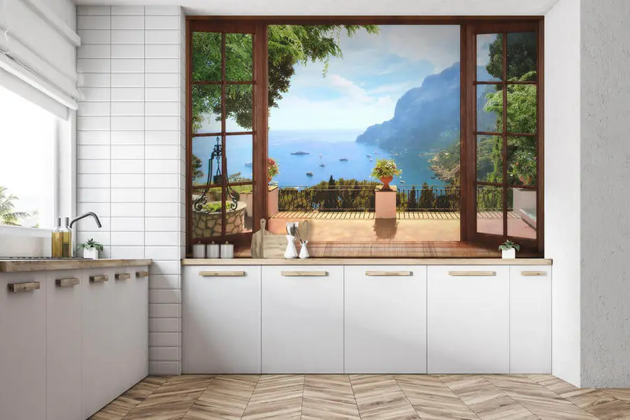 wall murals Вода, небо Е Цлоуд u18229