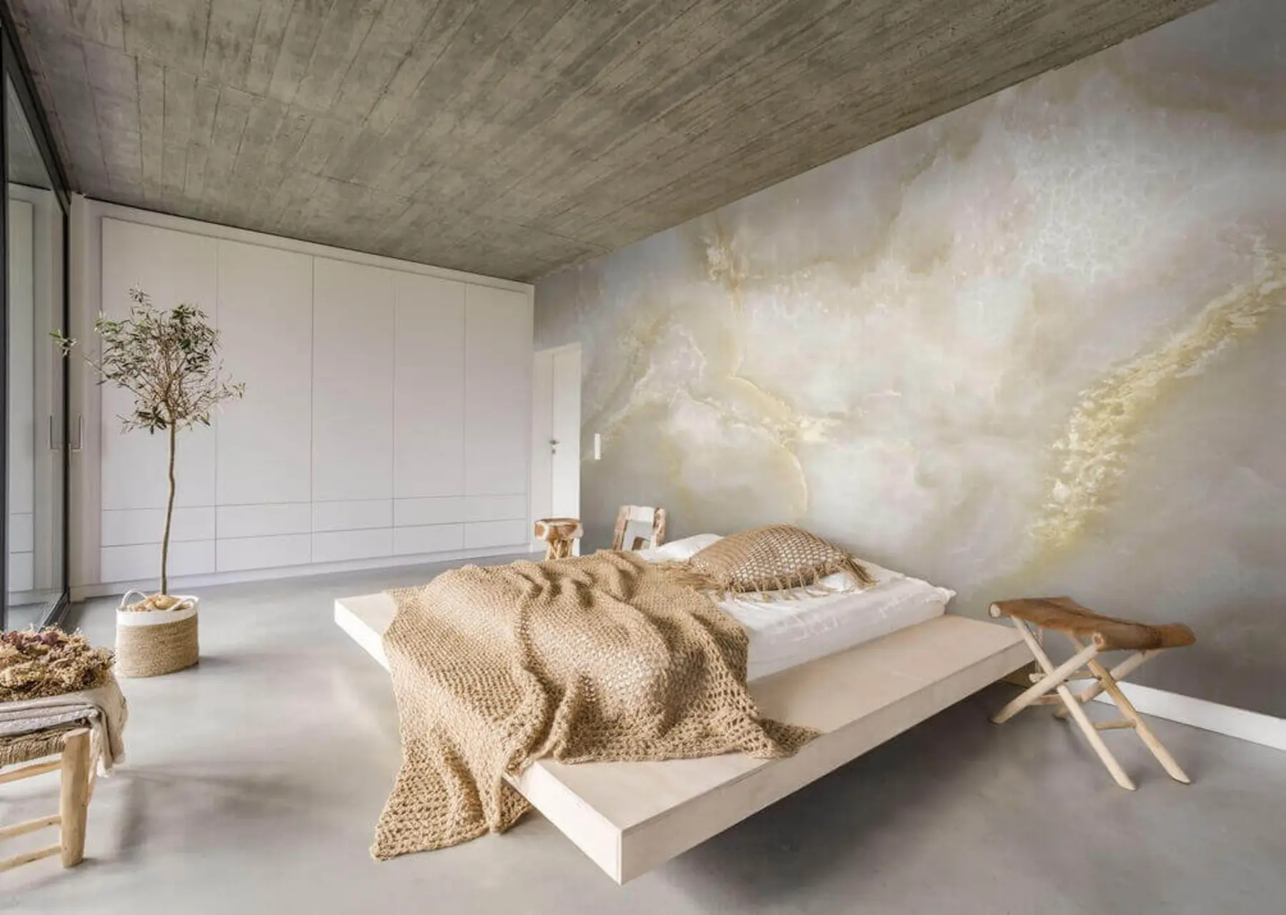 wall murals Беж мермер u20722