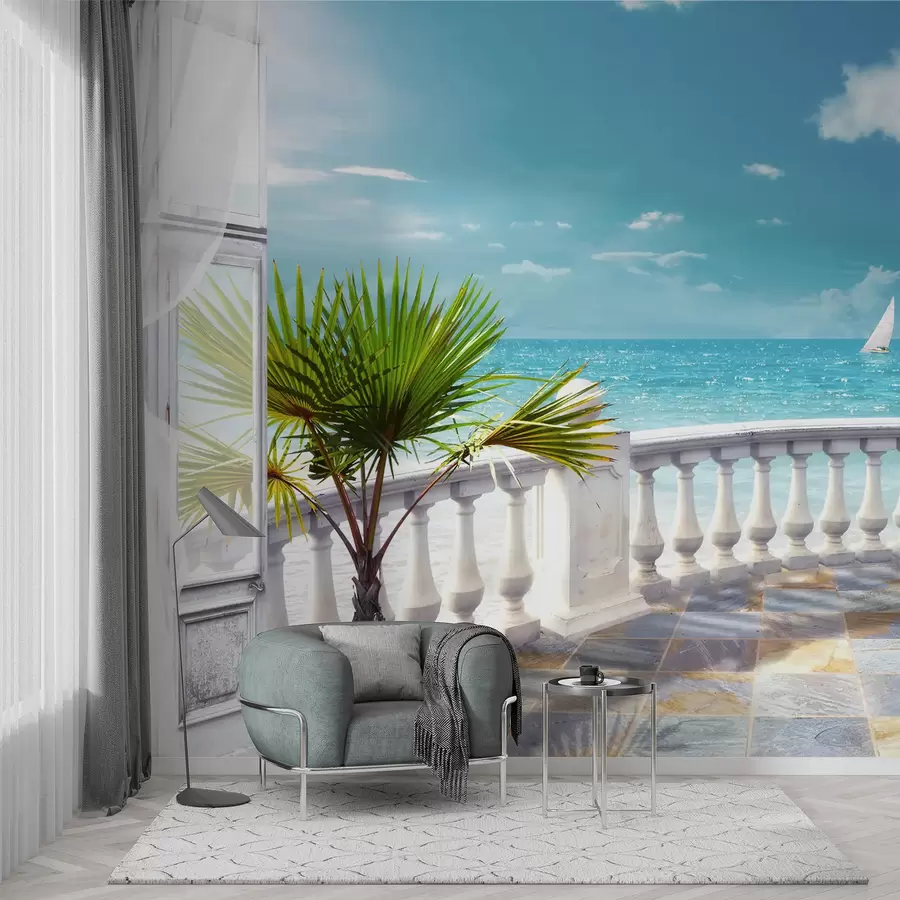 wall murals Вода, облак и небо u26132