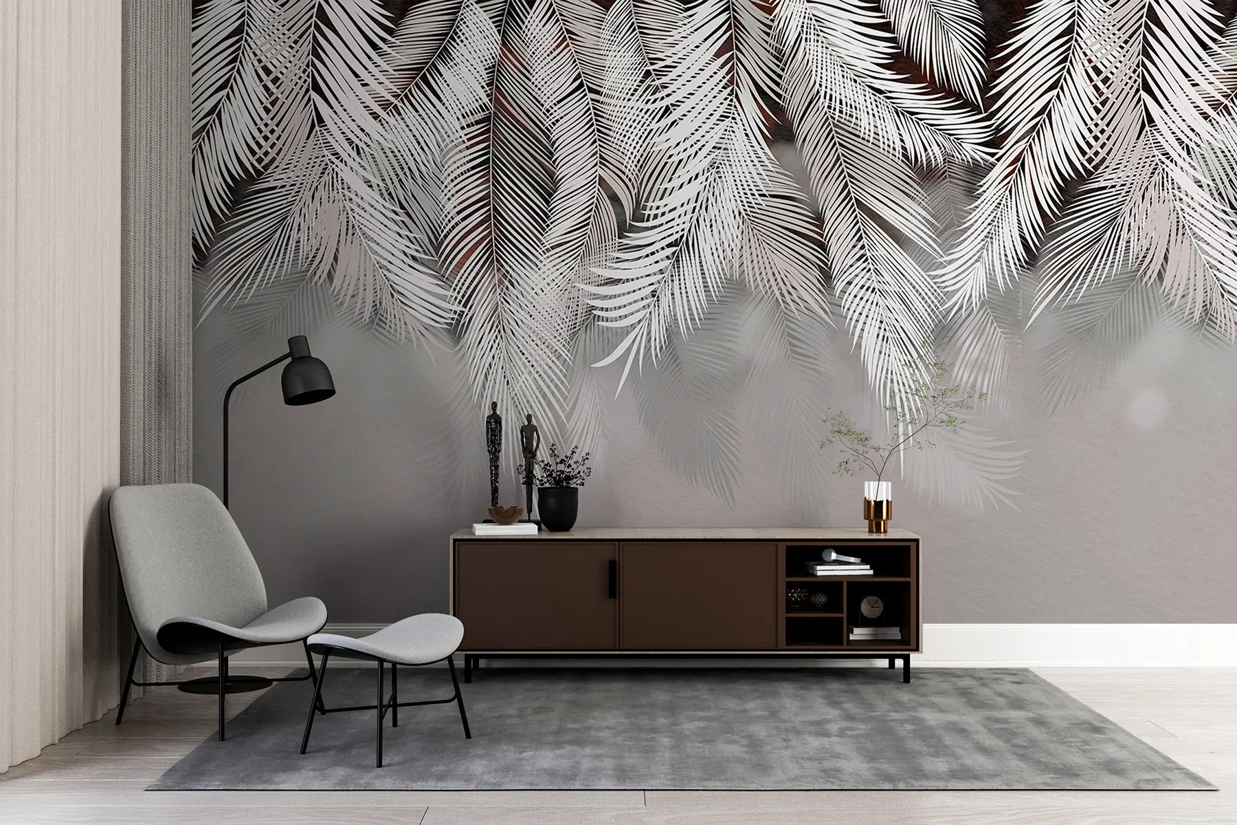 wall murals Тропско лишће u48556v4d2