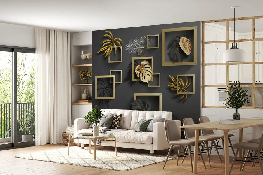 wall murals Листови у оквирима u77858d1