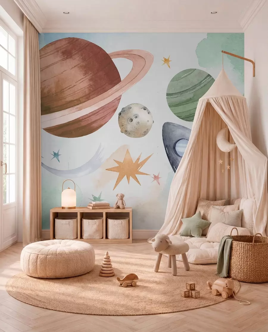 Fototapeta „Parada pastelnih planeta“, w00539