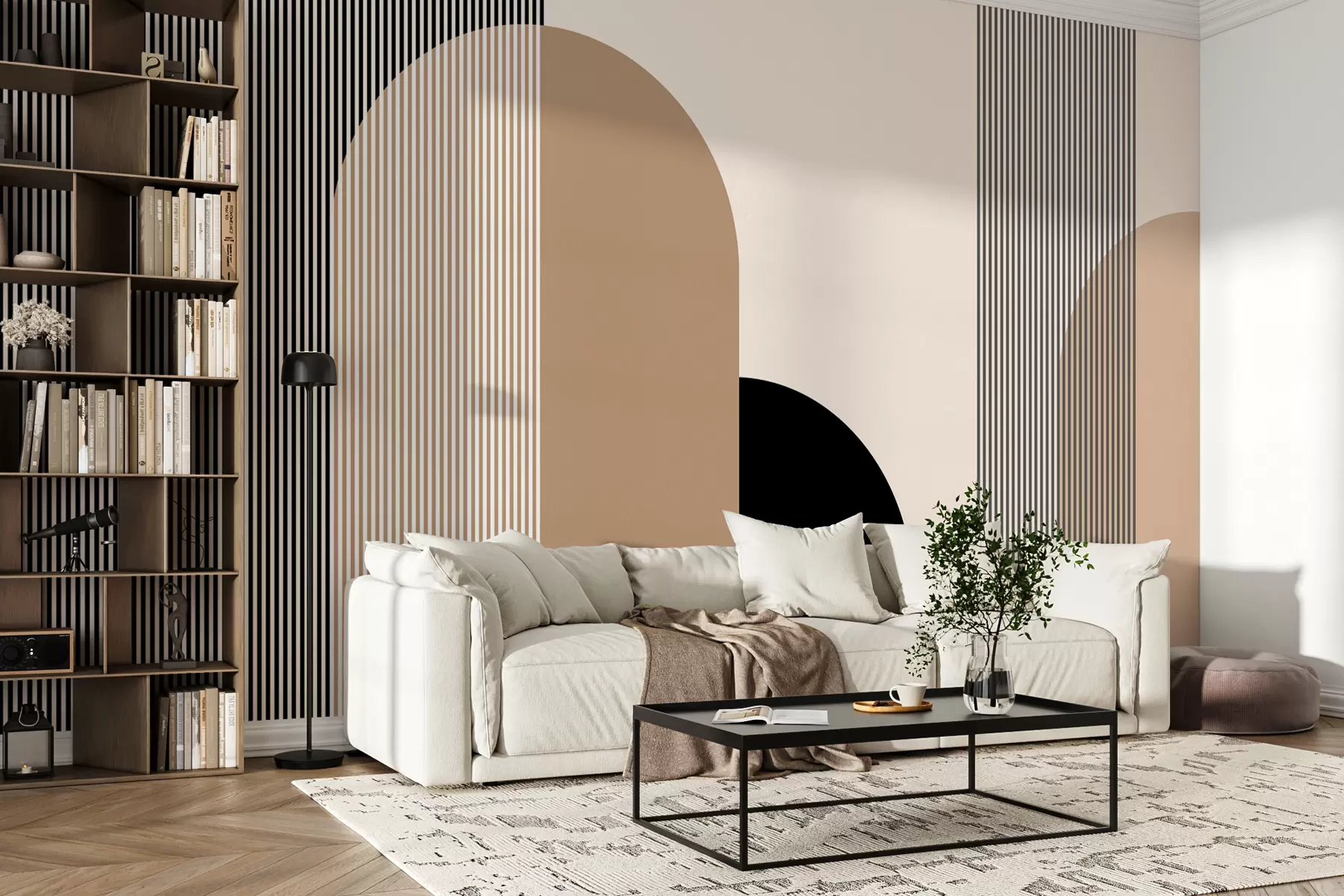 wall murals Апстракција са линијама w00631