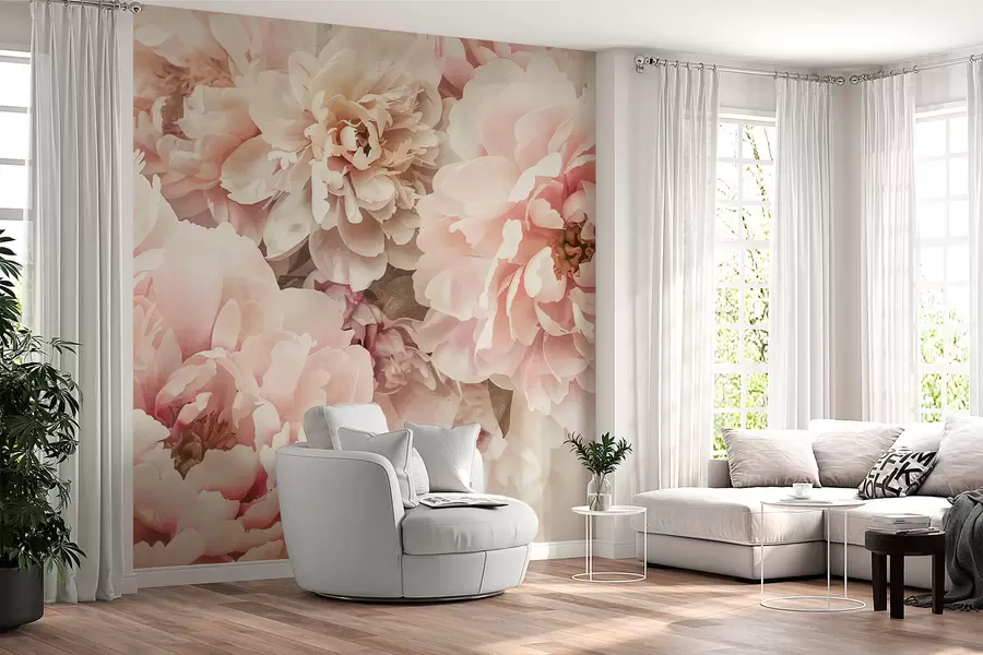 wall murals Пеониес w01232