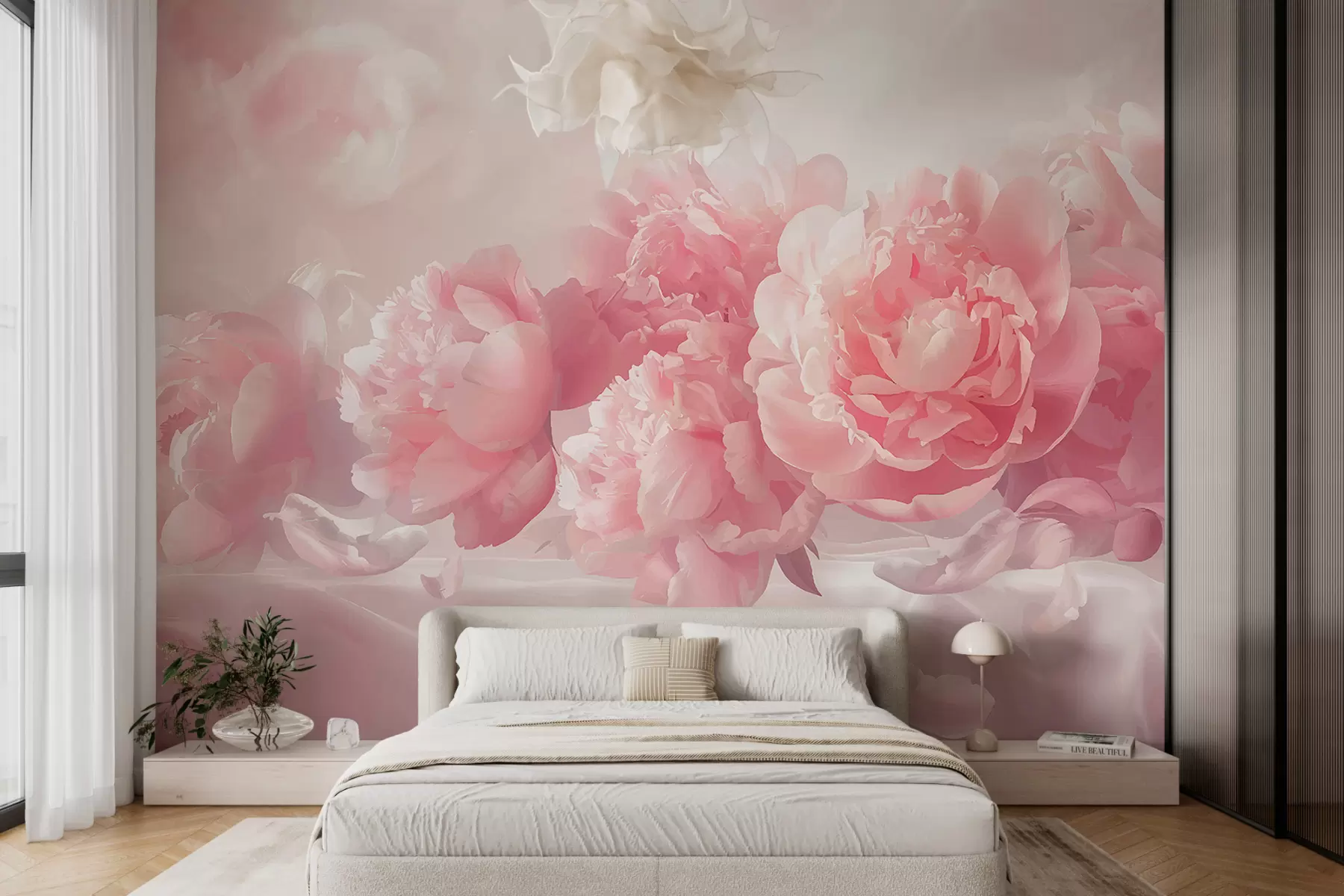 wall murals Пеониес w01234