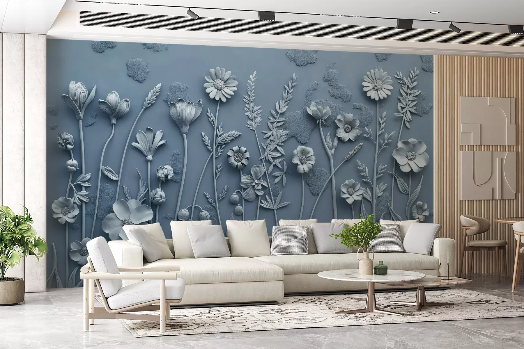 wall murals Поље 3Д цвеће w07869