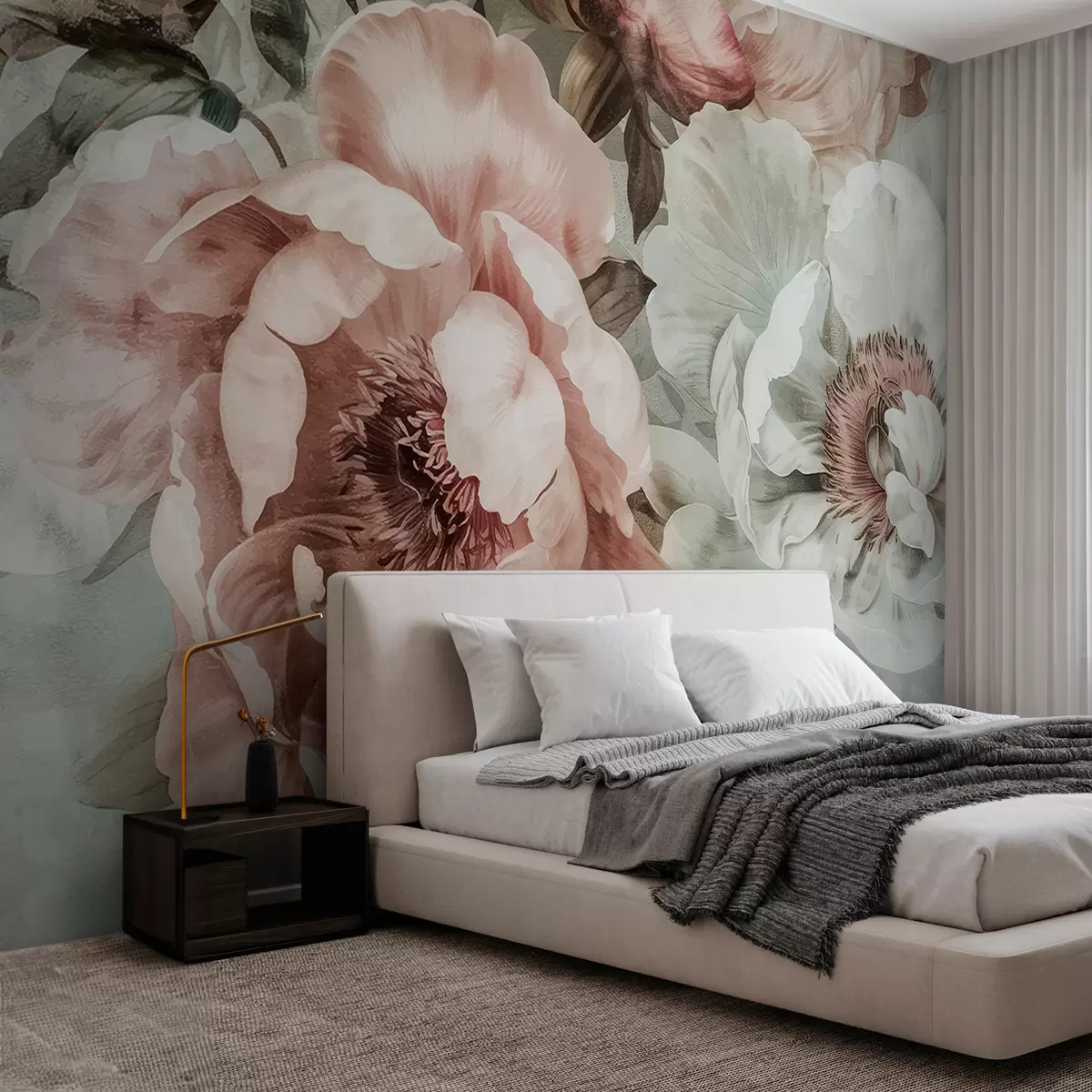 wall murals Пеониес w01291
