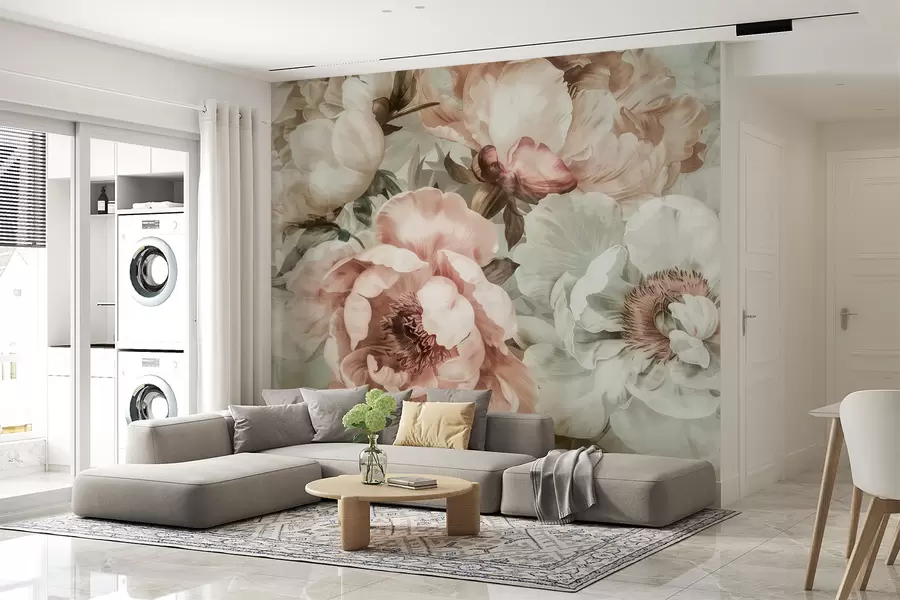 wall murals Пеониес w01291