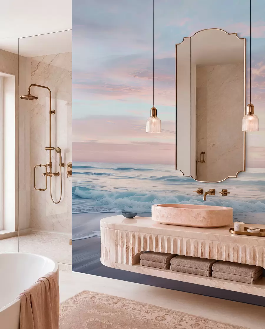 wall murals Благи насип уз море w07935