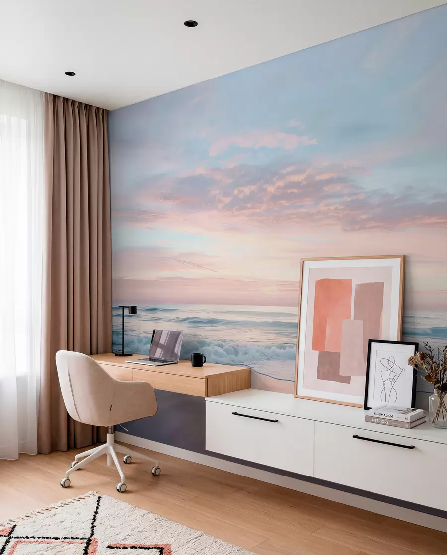 wall murals Благи насип уз море w07935