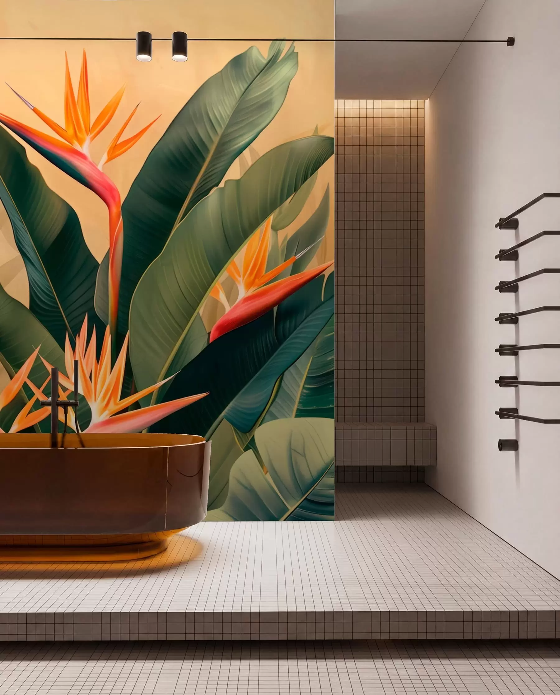 wall murals Топло тропско цветање w01484