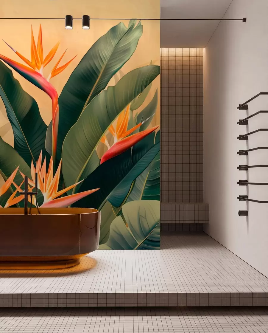 wall murals Топло тропско цветање w01484