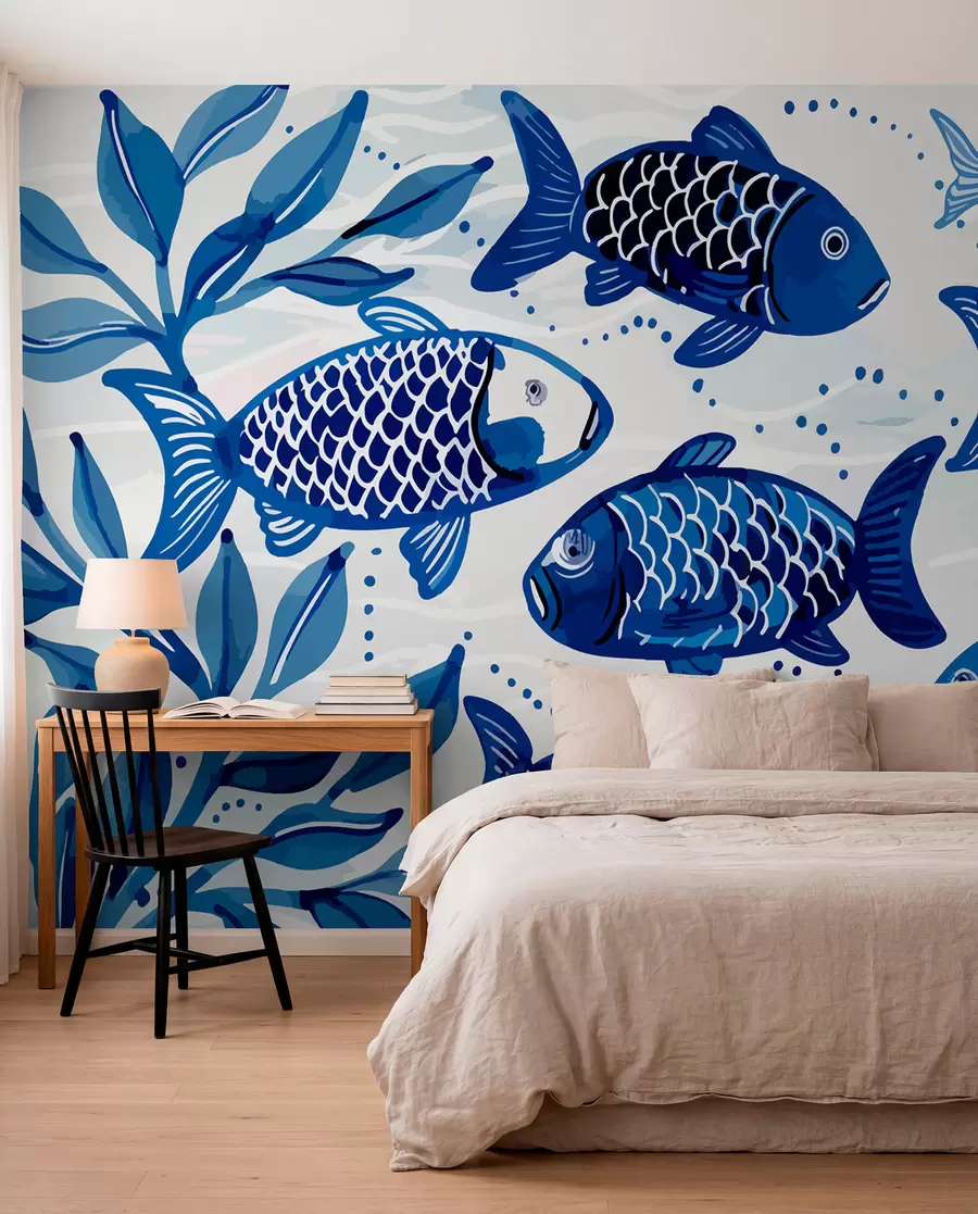 wall murals Плава риба w01062