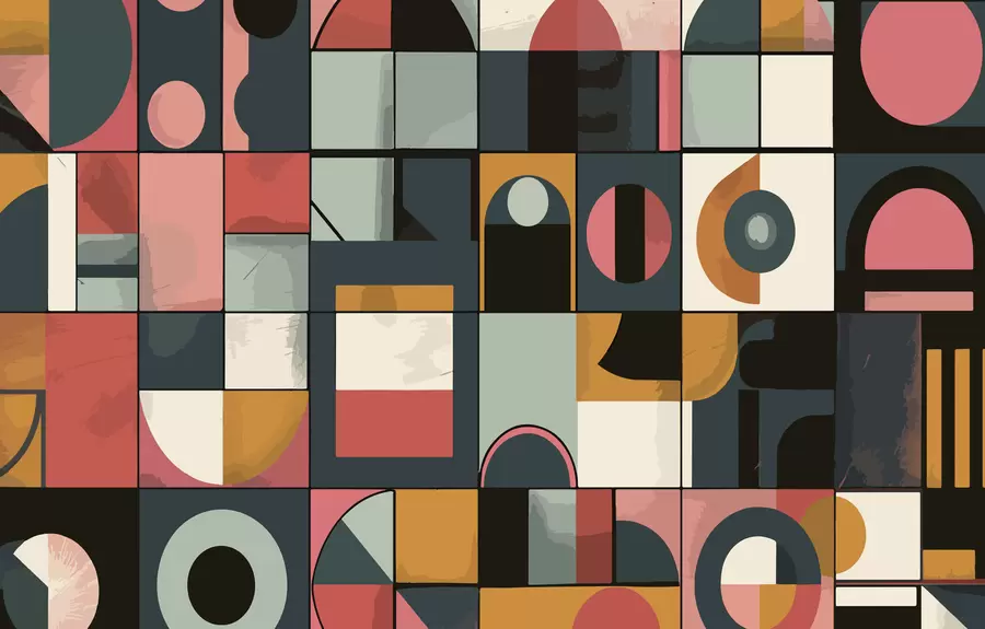 wall murals Баухаус стил w01075