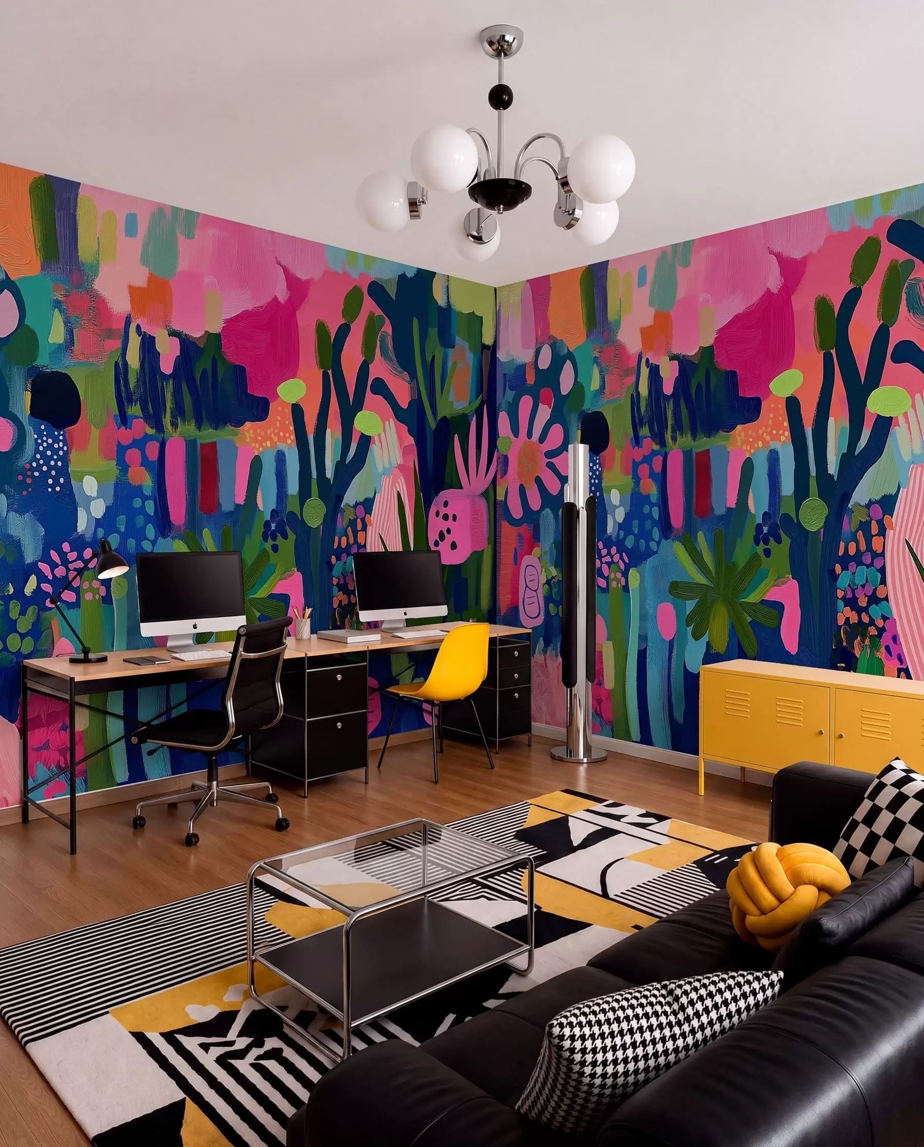 wall murals Светао апстрактни цртеж w08284