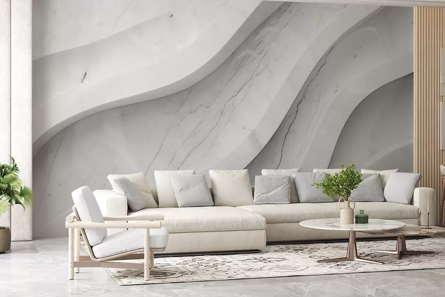 wall murals Таласи мермерне елеганције w01589