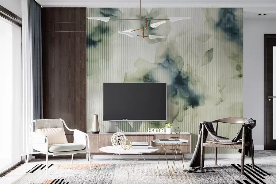 wall murals апстрактне мрље иза стакла w01681v1